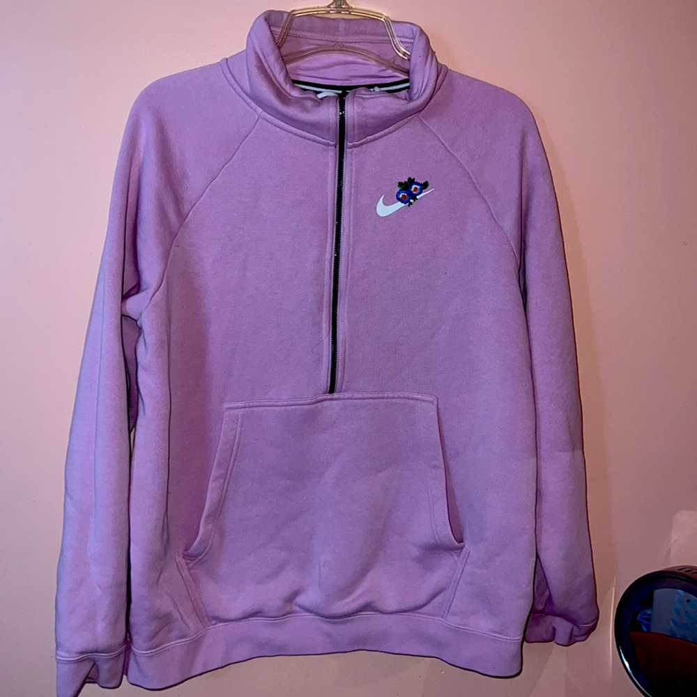 Lavender Floral Nike Sweatshirt
